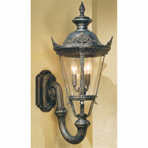 Hanover Lantern B533fsm Smalk Stock Holm 25w Per Sockt 3 Light Outdoor Wall Light