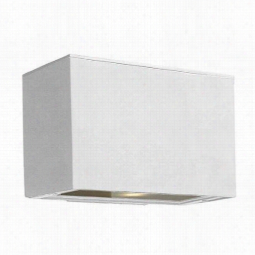 Hinkley Lighting 1 646sw-led Atlantis 2 Light Imni Outdoor Wall Podket Sconce In Satin White