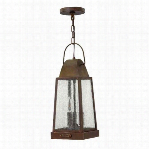 Hinkley Lighting 1772sn Sedgwick 3 Libht Outdoor Hanging Lantern In Sienna