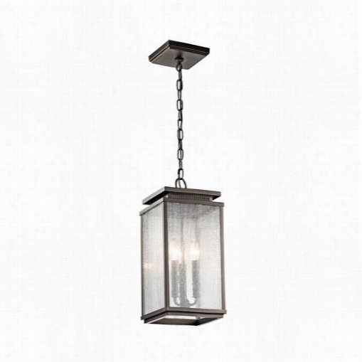 Kichler Lightingg 49387oz Manningham 3 Light Outdoor Pendant In Lde Bronze