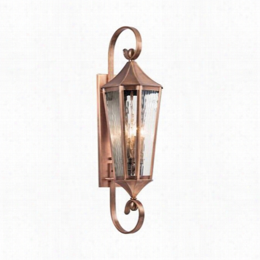 Kichler Lighting 49514aco Rochdale 4 Light Outdoor Wall Sconce  In Antique Small Change