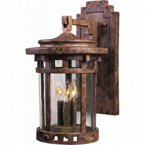 Maxim Lighting 3135cdse 3 Light Sanana Barbara Wall Lantern