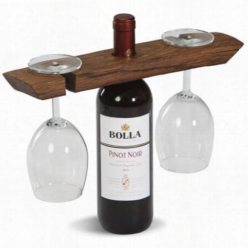 Picnic Plsu Psu-741 Wine Barrel Glass Caddy