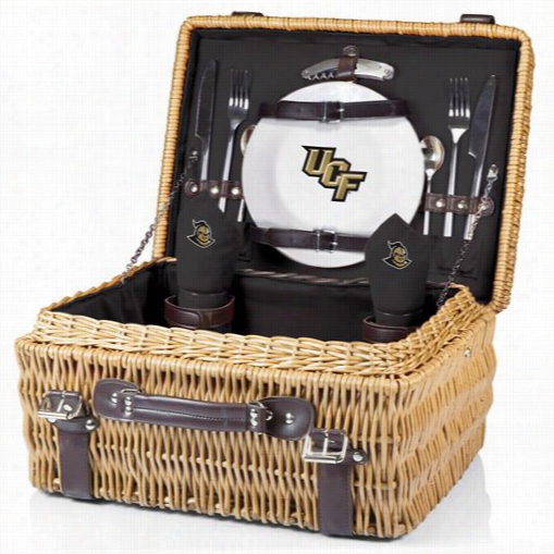 Pic Nic Time 208-400-179-004-1 Champion University Of Central Florida Knights Digital Print Basket In Black