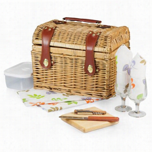 Picnic Time 215-19-550-000-0 Napap Icnic Basket In Black