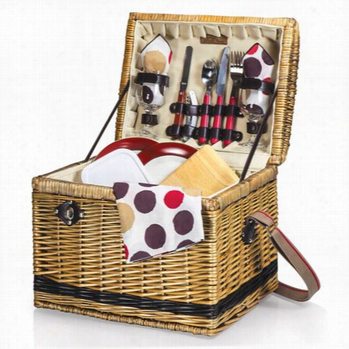 Picnic Fit Season 216-76--777-000- 0yellowstone Picnic Basket In  Moka