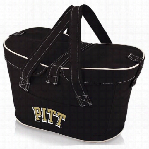 Picnic Time 599-00-179-504-0 Mercadouniversity Of Pittsbrugh Panthers Digital Pr Int Basket In Black