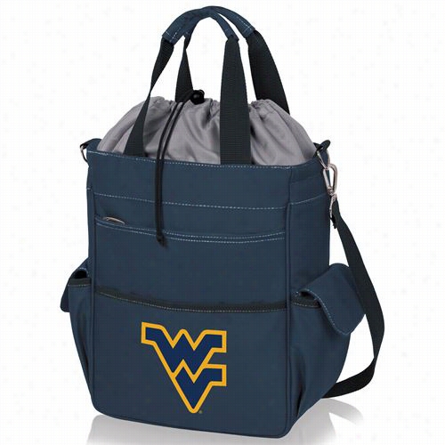 Picnic Tiem 614-00 Activo West Virginia University Mountaineers Digital Print Wat Erproof Tote