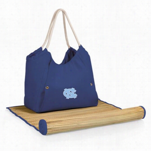 Picnic Time 68-00-138-41-0 Cabo University Of North Carolina Tar Heels Digital Print Tote Andmat In Navy