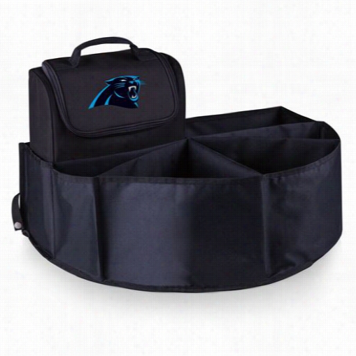 Picnic Time 715-00-179-054-2 Trunk Boss In Black With Carolina Panthers Digital Print