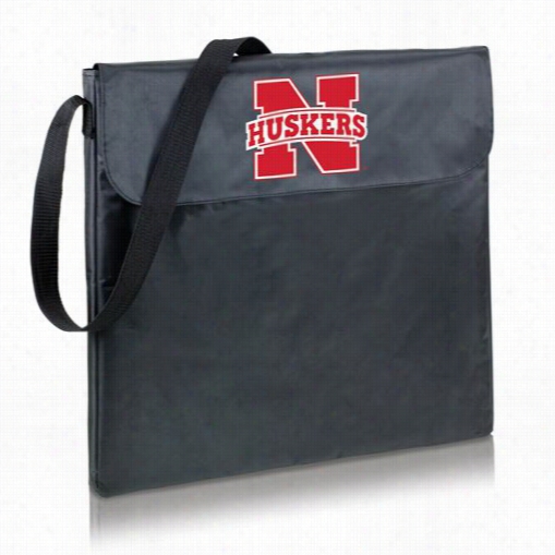 Picnic Time 775-0-0175-404-0 X-grill Unievsity Of Nnebraskaa Cornhuskers Digitalp Rint Bbq Grill In Black