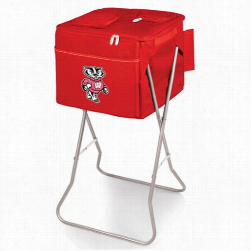 Picnic Time 780-00 Party University Of Wisconsin Badgers Digital Print Cube