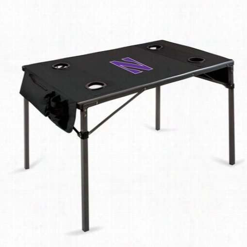 Picni C Time 799-00-179-434-0 Travel Northwestern University Digital Print Table In Black