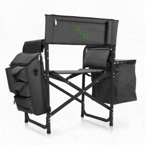 Picniic Time 807-00-679-784_0 William And Mary College Griffin Digital Print Fusoin Chair In Dark Grey/black