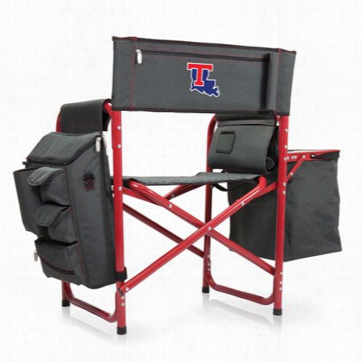 Picnic Time 807-000 Louisiana Tech Bulldogs Digital Print Fusion Chair