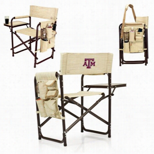 Picnic Time 809-00-550-564-0texas A And M Ag Gies Digital Print Soprts Chair In Botanica