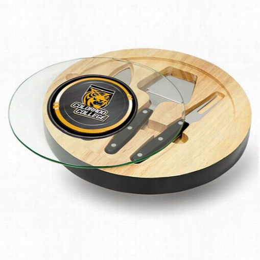 Picnic Time  829-00-179-774-0 Ventan Colorado College Tigers Digital Print  Cheese Board In Black