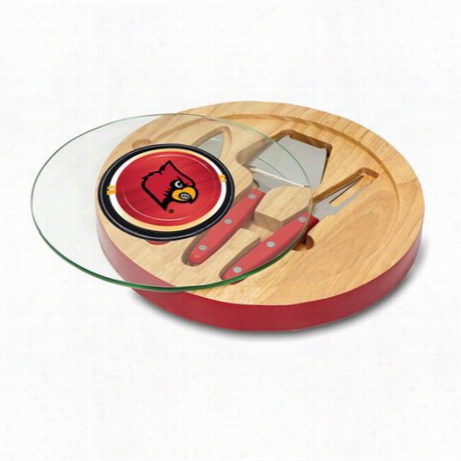 Picnic Time 8229-00 Ventana University Of Louivillle Cardinals Digital Print Cheese Board