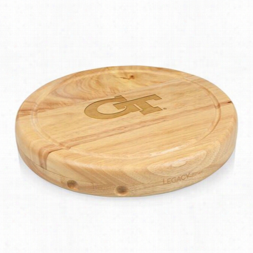 Picnic Time 854-00-5 05~193-0 Circo Georgia Tech Yellow Jackets E Ngraved Chopping Board In Natu Ral Wood