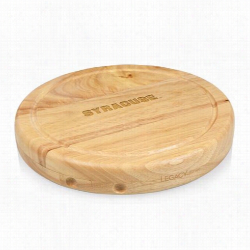 Picnic Time 854-00-505-543-0 Circo Syracuse University Orangge Engraved Chopping Board In Natural Woood