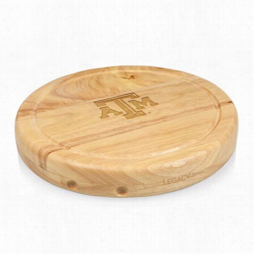 Picnic Time 854-00-505-563-0 Irco Texas A And M Aggie S Engraved Choppiing Board In N Atural Wood