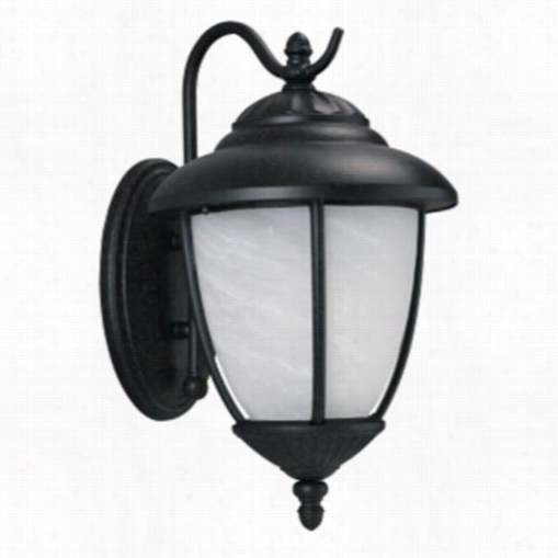 Sea Gull Lighting 89250ble-12 Yrktkwn 1 Light  Outdoor Wall Lantern Fixture In Black