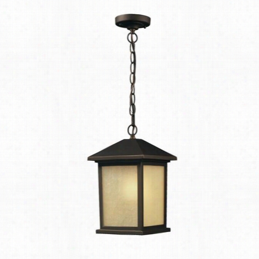 Z-lite 507chb-orb Holbrook 15""h 1 Light Outdoorw All Scocne In Oil Rubbed Bronze