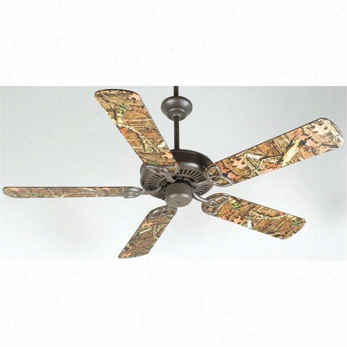 Craftmade K10501 Outdoor Patio Fan 52"" Ceiling Fan In Brown Attending Mossy Oak Break-up Infinity Blades - Blades Included