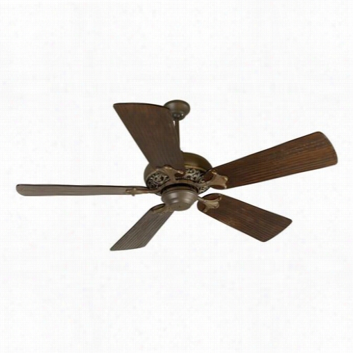 Craftmade K10526 Outdoor Mia 54"" Ceiling Fan I Aed Broonze/vintage Madera - Blades Comprise