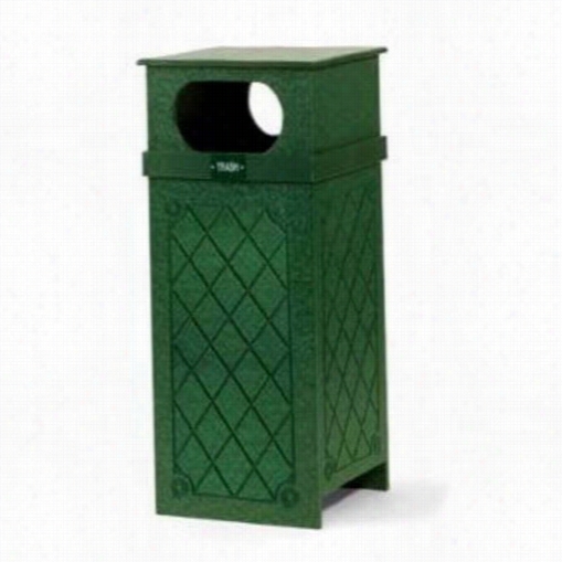 Eagle One T186f 22 Gallon Flat Top Trash Receptacle