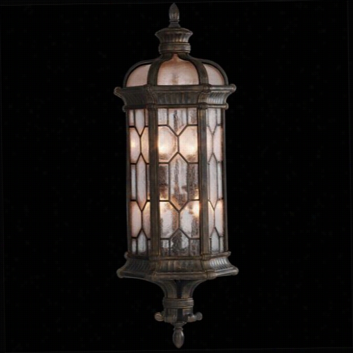 Fine Art Lamps 414981 Devonshire 3 Lgiht Outdoor Wall Sconce In Antique Bronze