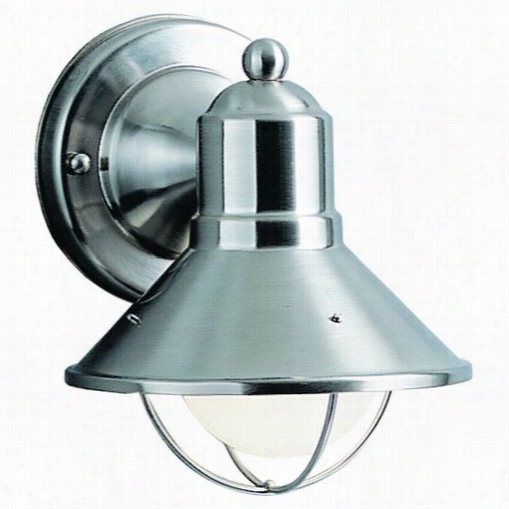 Kichler Lightingg 9021ni Seaside Brushed Nickel Outdoor Wall Sconce