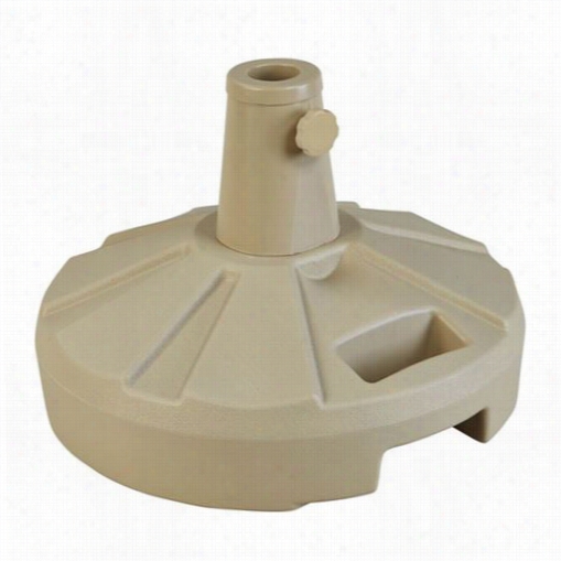 Patio Living Concepts 00264 Unfilled Umbrella Base With Stand In Beige