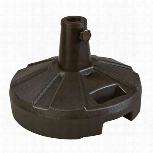 Patio Living Concepts 00267 Unfilled Umbrella Base With Tand In Bronze