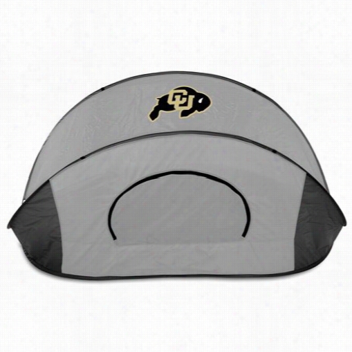 Picnic Time 113-00-105-1240 Manta University Of Colorado Buffaloes Dogital Print Shelter In Grey/black