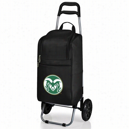 Picnic Time 545-00-175-134-0 Colorado State Ras Digital Prinnt Cart Cooler In Black