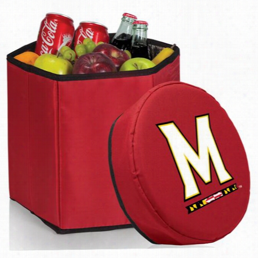 Picnic Time 596-00 University Of Maryland Terrapns/terps Digital Print Bongo  Cooler And Fix