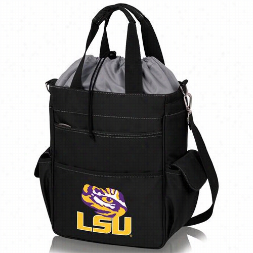 Picnic Time 614-00-175-294-0 Activo Louisiana State University Tiers Digital Print Waterproof Tote In Lack