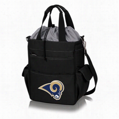 Picnic Ttime 614-00-175-294-2 Activo Tote In Black With  St. Louis Rams Digital Print