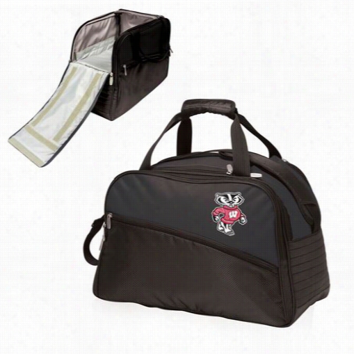 Picnic Time 6671-00 Stratus University Of Wisconsin Badgers Digital Print Duffel Bag