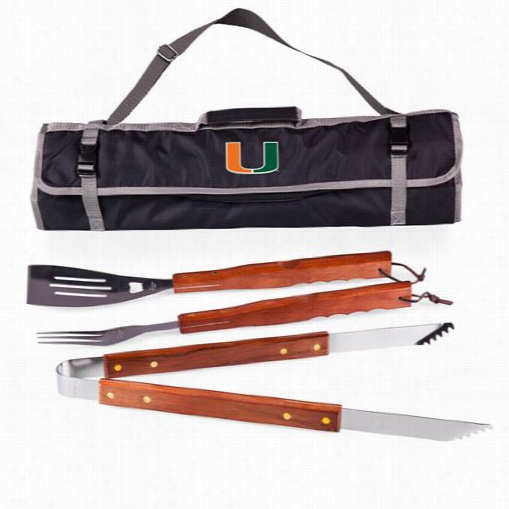 Picnic Time 749-03-175-324-0 University Of Miamih Urricanesd Gital Impression Bq Tote Inb Lack