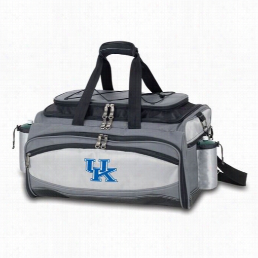 Picnic Time 770-00-17 5-263-0 Vulvan University Of Kentucky Wildcats Embroidered Baskrt In Black