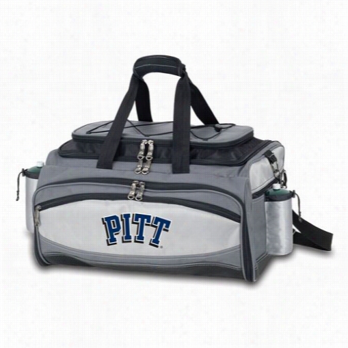 Picnic Time 770-00-175-502-0 Vulcan University Of Pittsburgh Panthers Mebroidered Basket In Black