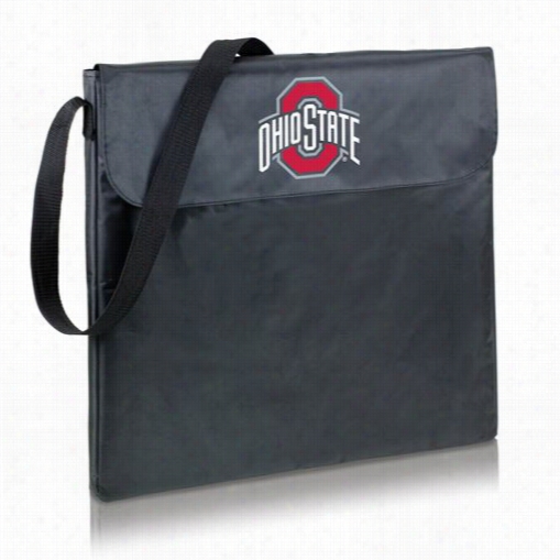 Picnic Time 775-00-175-444-0 X-grill Ohio State University Digital Print Bbq Grill In Black