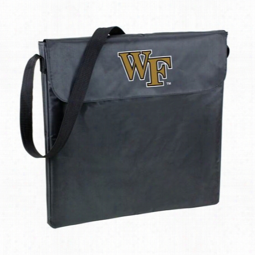 Picniic Time 775-00-175-614-0 X-grill Wake Forest Demon Deacons Digiital Print Bbq Grill In Black