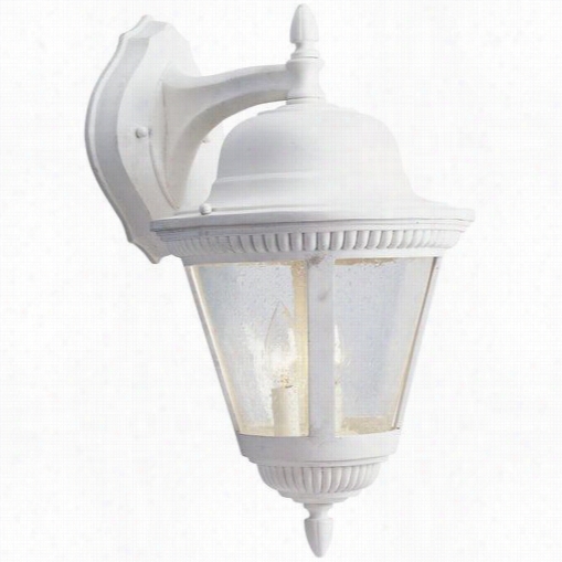 Progress Lighting P5864-30  Westport 2 Light Utdoor Wall Sconce In White In The Opinion Of Photocell