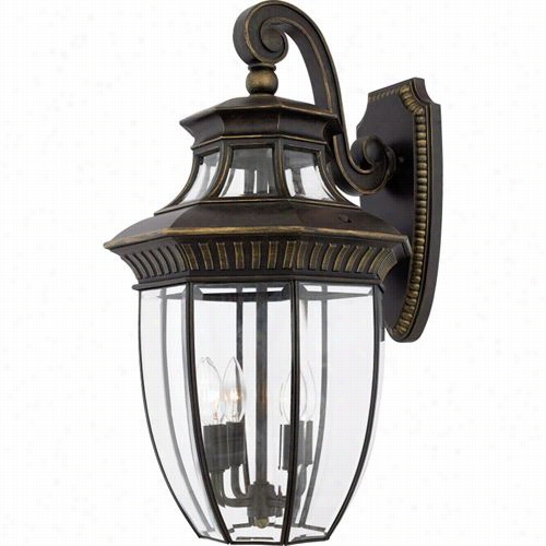 Quoizel Gt8982ib Georgetown 4 Light Outdoor Wall Sconce In Imperial Bronze