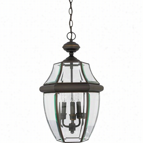 Quoizel Ny1179z Newbury  Light Outdoor Pendant In Medici Bronze