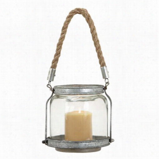 Woodland Imports 55478 Lantern With Minimalistic De Tailing For Rustic App Eal