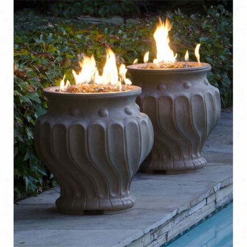 American Fyre Designs 762 Etruscan Fire Urn With Key Valve